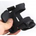 iPhone 4 4s - 3 Piece Hard Plastic Silicone Hybrid Shock Proof Drop KickStand Protective Phone Cover Case - Rose Black